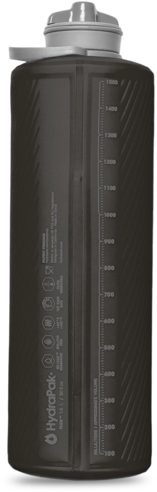 Мягкая фляга HydraPak Flux 1.5 л Mammoth Grey (GF415M) - фото 3