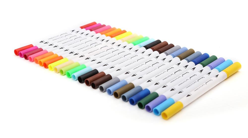 Набор двухсторонних маркеров Worison Brush Markers Pens 24 цвета (DN-24DUALTIP) - фото 5 Набор двухсторонних маркеров Worison Brush Markers Pens 24 цвета (DN-24DUALTIP) - фото 5