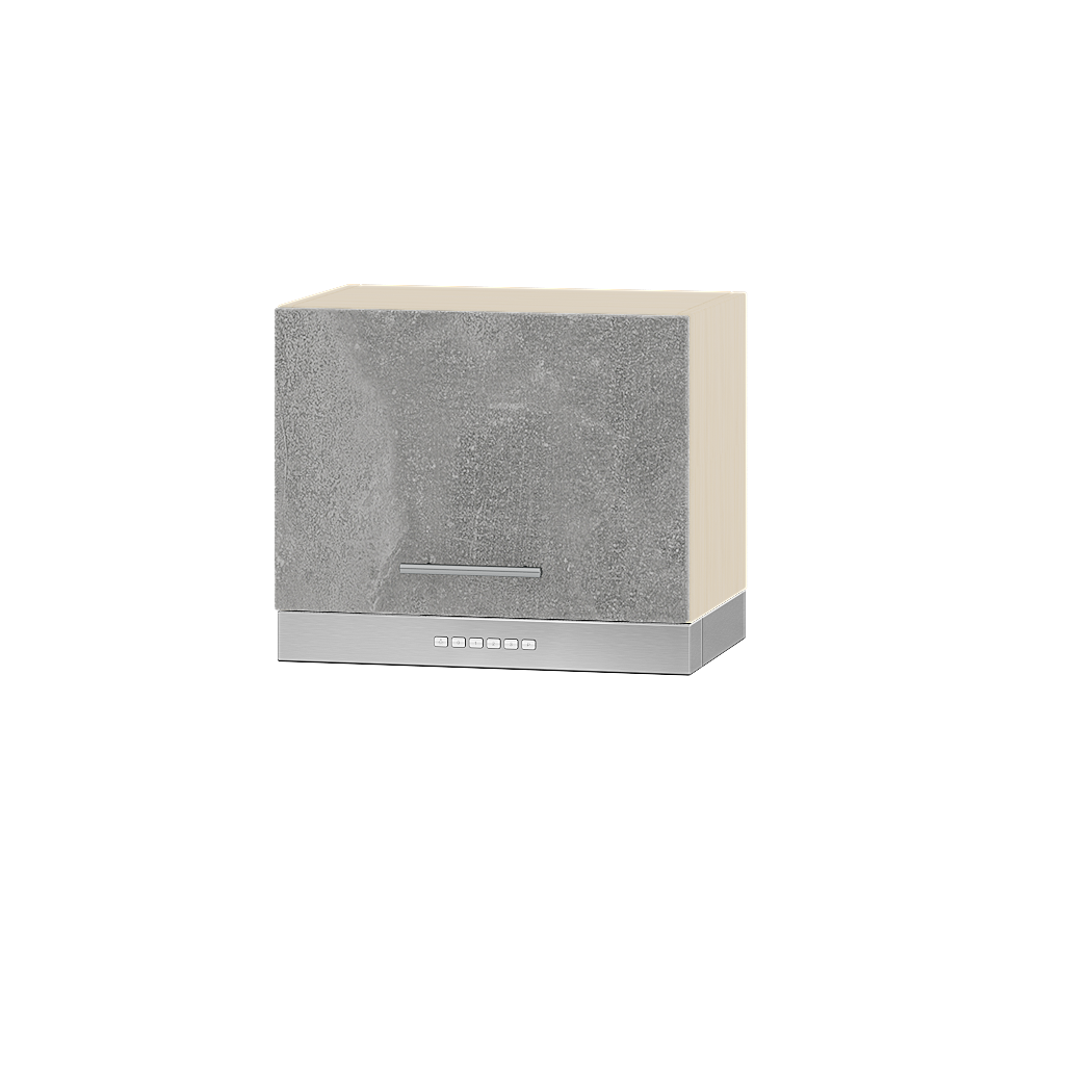 Шкаф верхний Эверест Оптима модуль Верх для вытяжки В15-500 50х30х36 см Бетон/Дуб молочный (03730) - фото 1