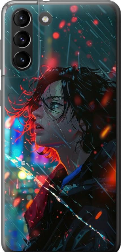 Чехол на Samsung Galaxy S21 Plus Ночные огни (6096t-2115-42517)