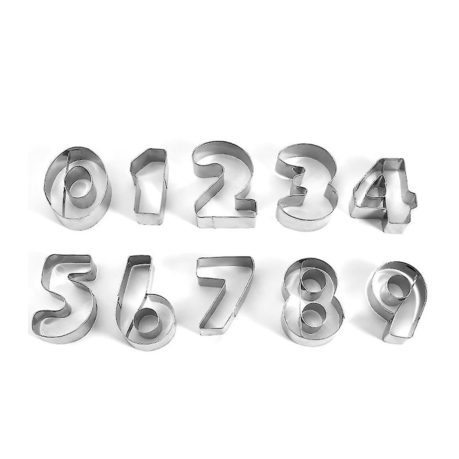 Вырубка кондитерская в форме цифр Kitchen Master из нержавеющей стали (1771198124)