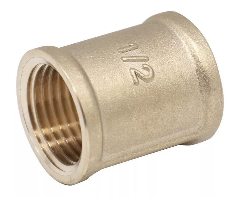 Муфта Wezer SQ-1043824 латунь внутренняя-внутренняя 1/2" (155296) Муфта Wezer SQ-1043824 латунь внутренняя-внутренняя 1/2" (155296)