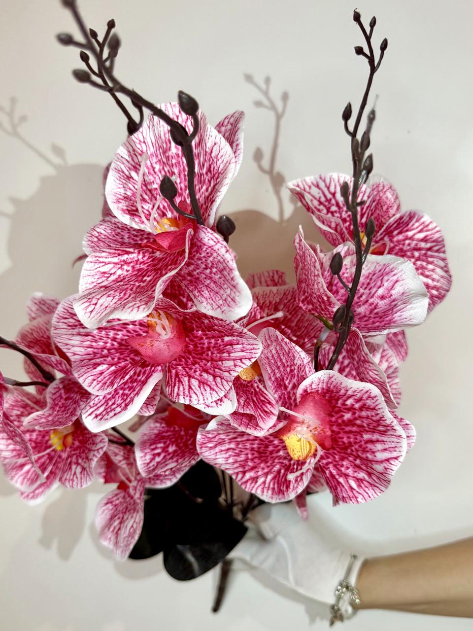 Искусственная ветвь орхидеи Малиновый