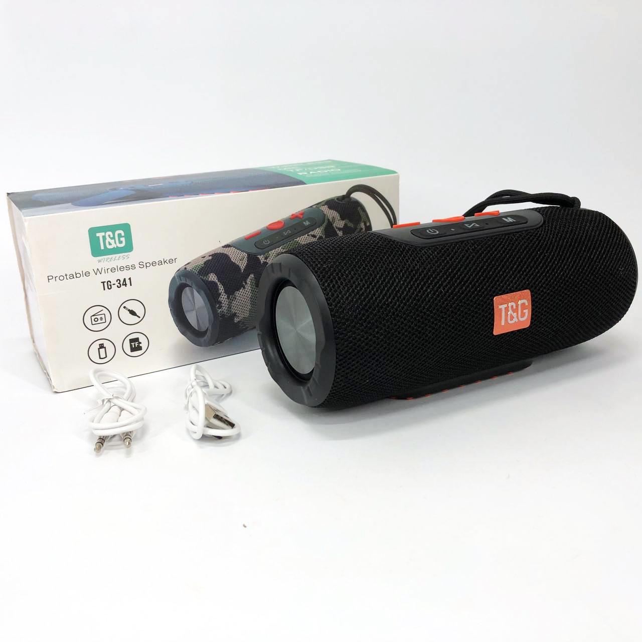 Портативна колонка Bluetooth TG341 зі шнурком Чорний - фото 11 Портативна колонка Bluetooth TG341 зі шнурком Чорний - фото 11