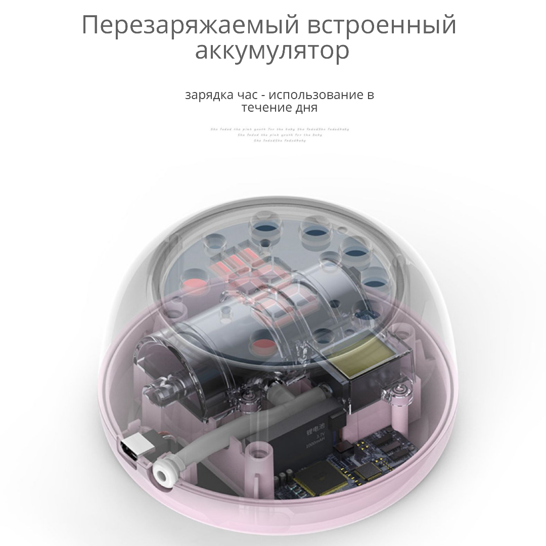 Молокоотсос Cmbear ZRX0618 электрический одинарный с функцией массажа и стимуляцией лактации Pink - фото 7