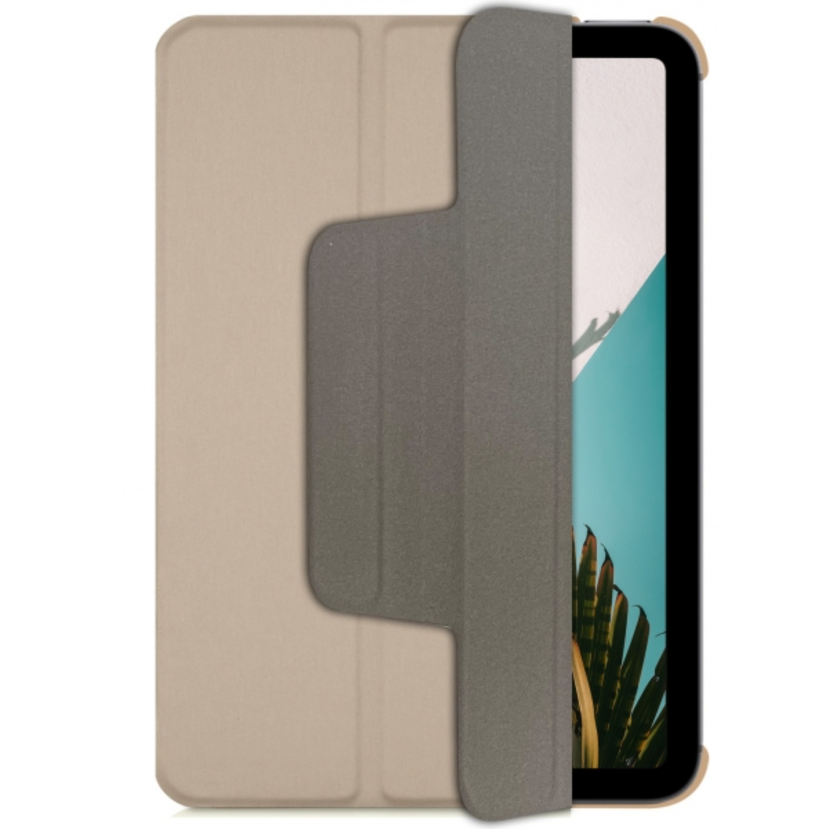 Шкіряний чохол-книжка, обкладинка Macally Smart Leather Case for iPad Mini 6, Gold (BSTANDM6-GO)