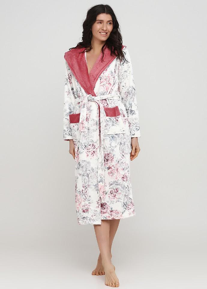 Халат Wild Love M Разноцветный/Бежевый (998)