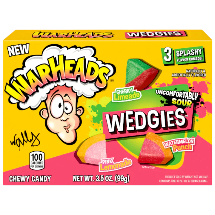 Конфеты кислые Warheads Sour Wedgies 12 шт. 99 г (1886667549)