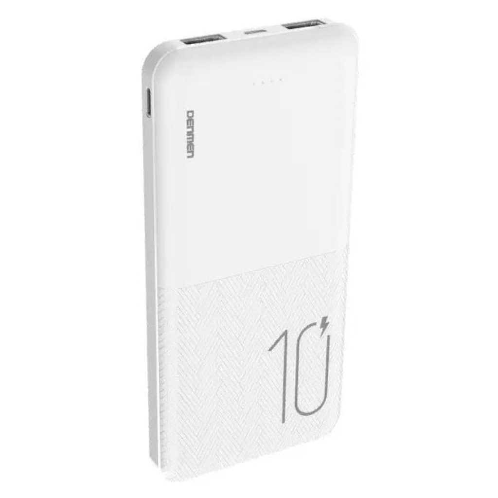 Аккумулятор портативный Denmen DP05 10000 2USB 10000 mAh (216-00036)