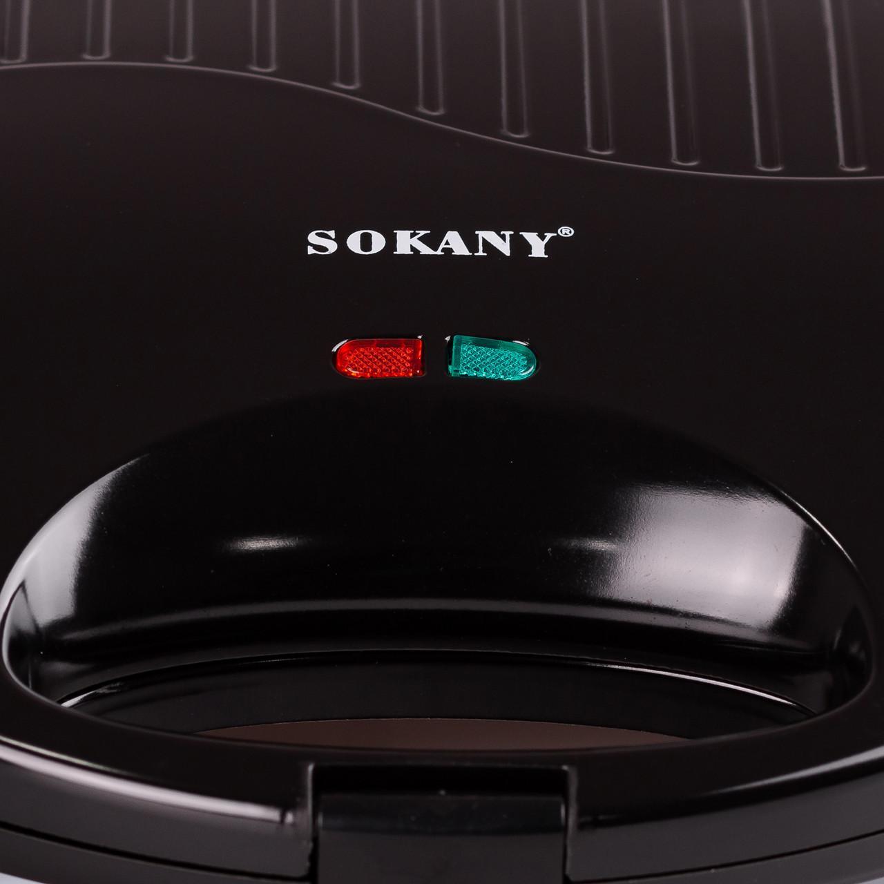 Орешница электрическая Sokany SK-08068 с антипригарным покрытием Черный (100-107-SK-08068) - фото 4