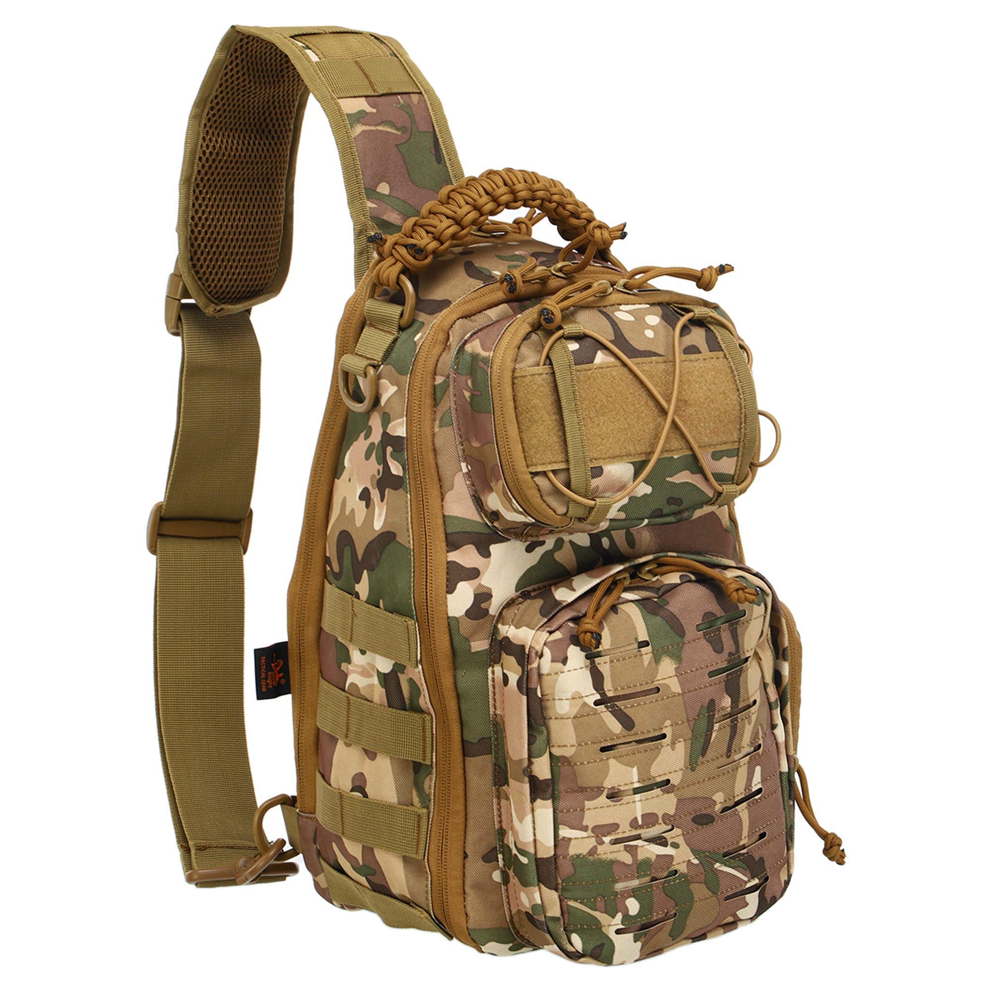 Сумка-слинг с одной лямкой Silver Knight 35x15x20 см 11 л Multicam (8037)