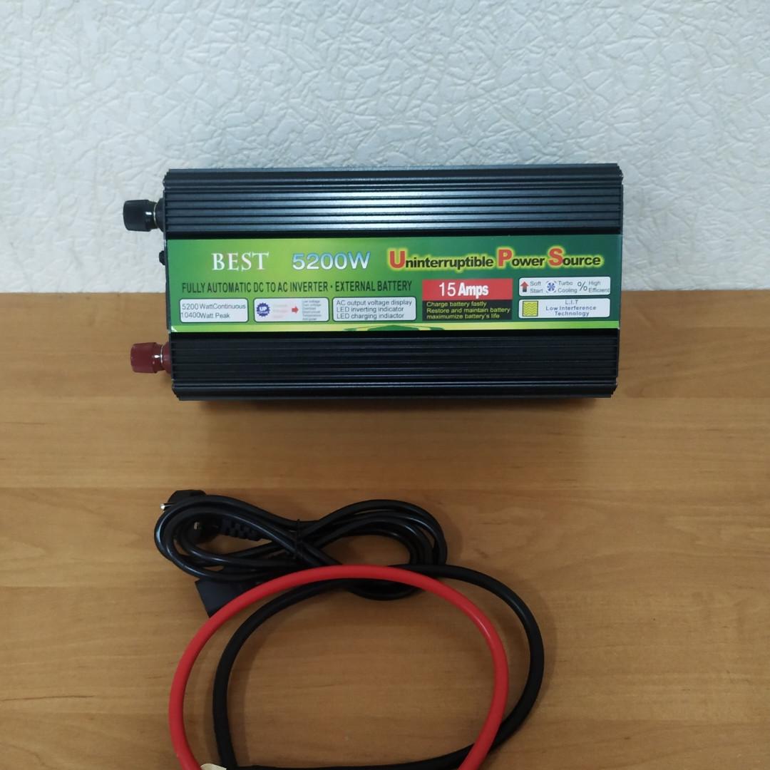 Преобразователь Wimpex Power Inverter WX-5200W UPS с автоматикой 12V - фото 2 Преобразователь Wimpex Power Inverter WX-5200W UPS с автоматикой 12V - фото 2