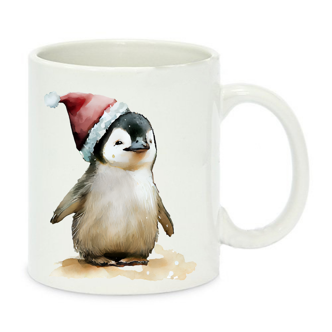 Чашка с принтом Пингвин 330 мл Белый (001224) - фото 1