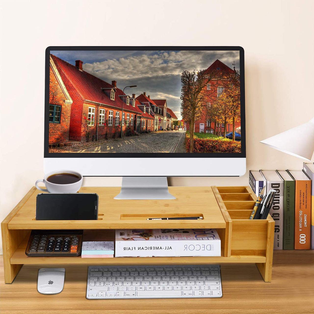 Подставка для монитора из дерева Амрани Карри (ПДМ-000803)