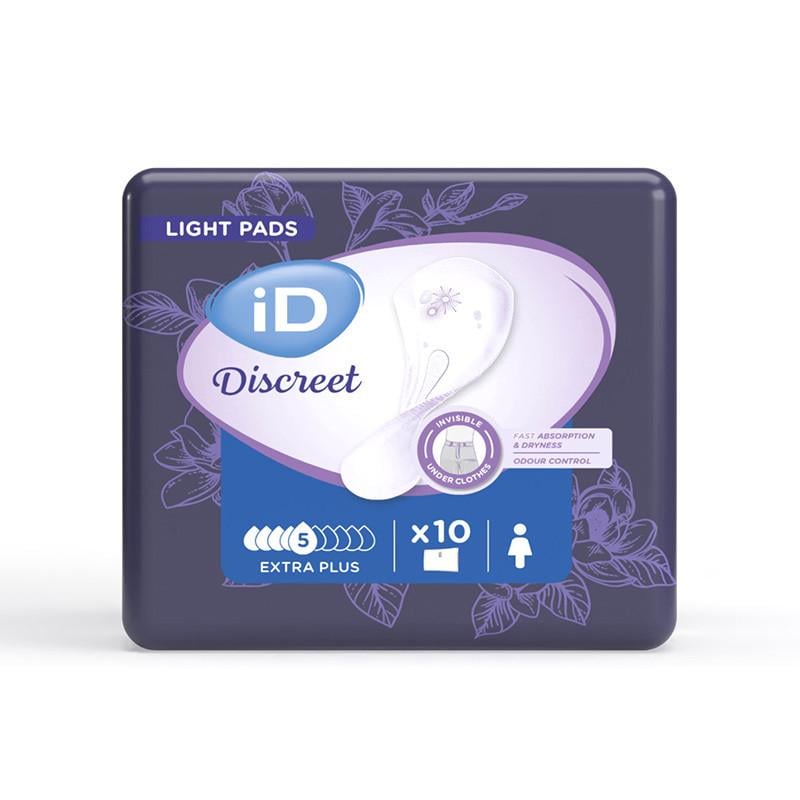 Урологические прокладки женские id Discreet Light Extra с контролем запаха 5 капель 10 шт. (000006683) Урологические прокладки женские id Discreet Light Extra с контролем запаха 5 капель 10 шт. (000006683)