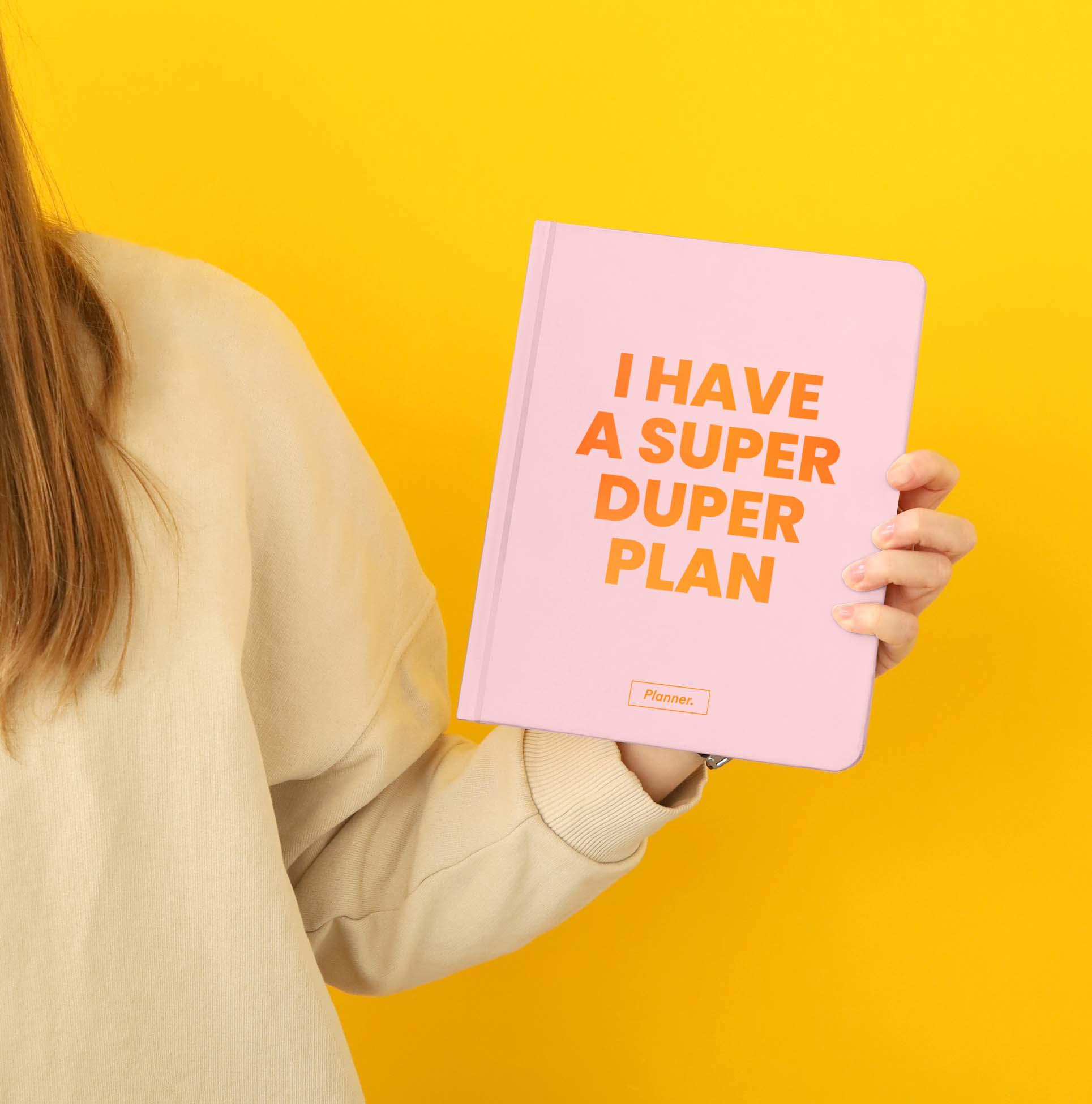 Планер недатований «I have a super duper plan» Pink - фото 8