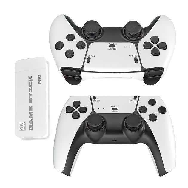 Игровая консоль Game Stick M15 64Gb 4K HDMI с двумя беспроводными контроллерами (29726467)