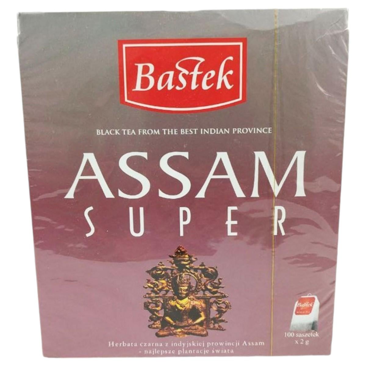 Чай черный BASTEK COFFEE & TEA Assam Super 100 пакетиков