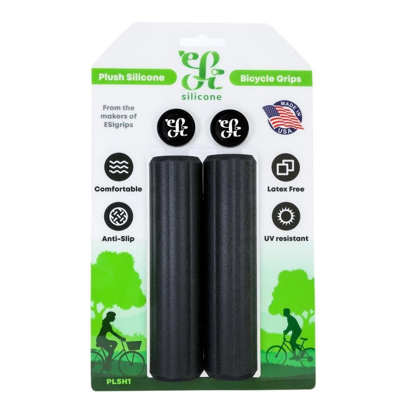 Грипсы ESI Plush Silicone Black (PLSH1)