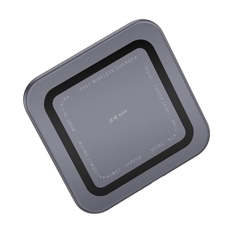 Зарядное устройство беспроводное Sikai Wireless Charger 15 Вт Black (047S10) - фото 2