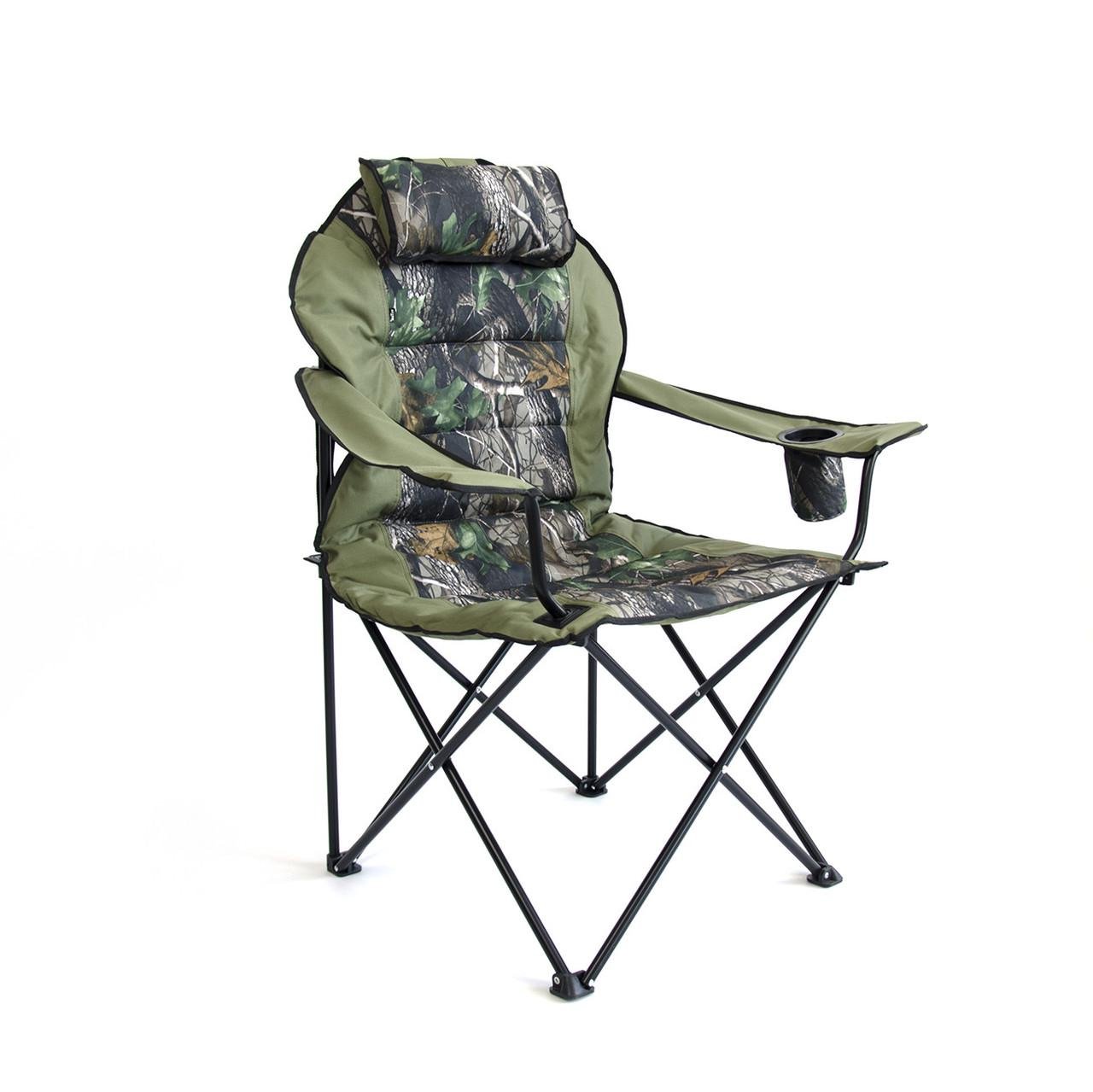 Кресло туристическое складное Vitan для пикника и рыбалки Мастер карп 16 мм Дубок-хаки