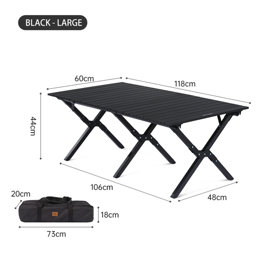 Туристичний стіл розкладний Naturehike CNK2300JU010 алюміній Чорний (2653736847) - фото 2 Туристичний стіл розкладний Naturehike CNK2300JU010 алюміній Чорний (2653736847) - фото 2