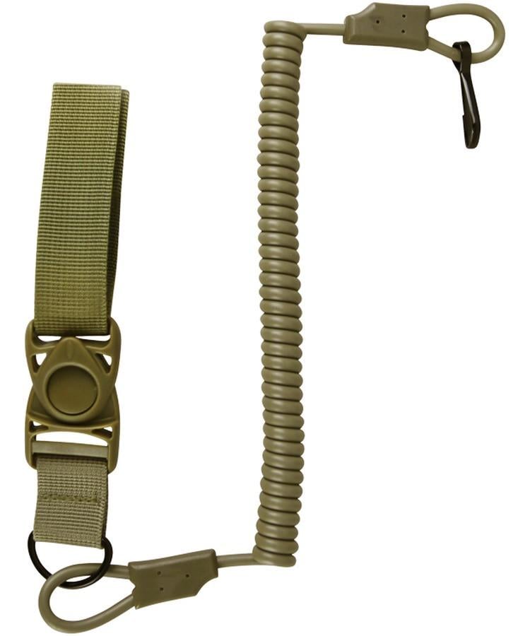 Тренчик/пистолетный шнур Kombat UK Tactical Pistol Lanyard (kb-tpl-coy yavs L)