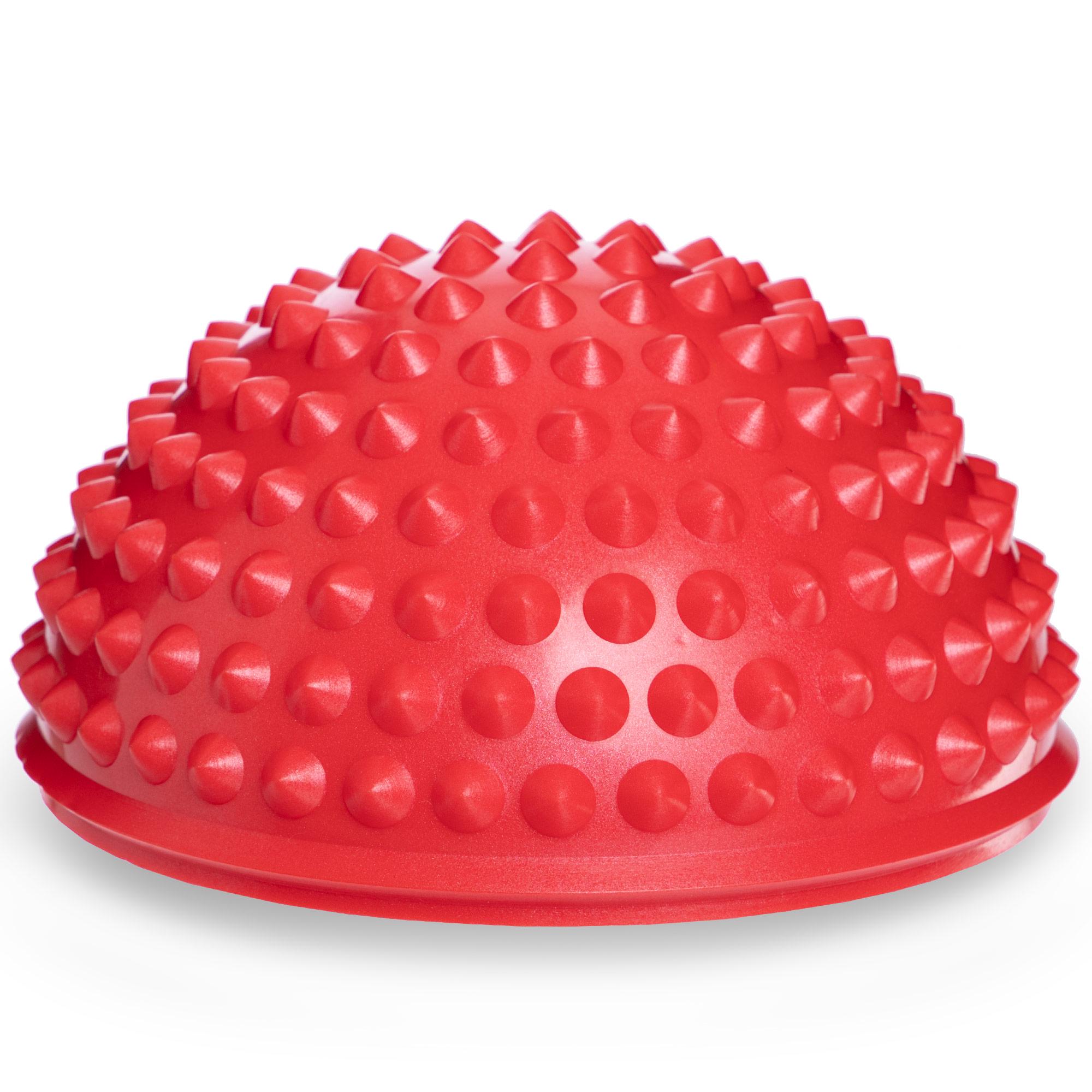 Полусфера массажная Zelart SP-Sport Balance Kit FI-7058 балансировочная жесткая 15 см Красный (DR005141)