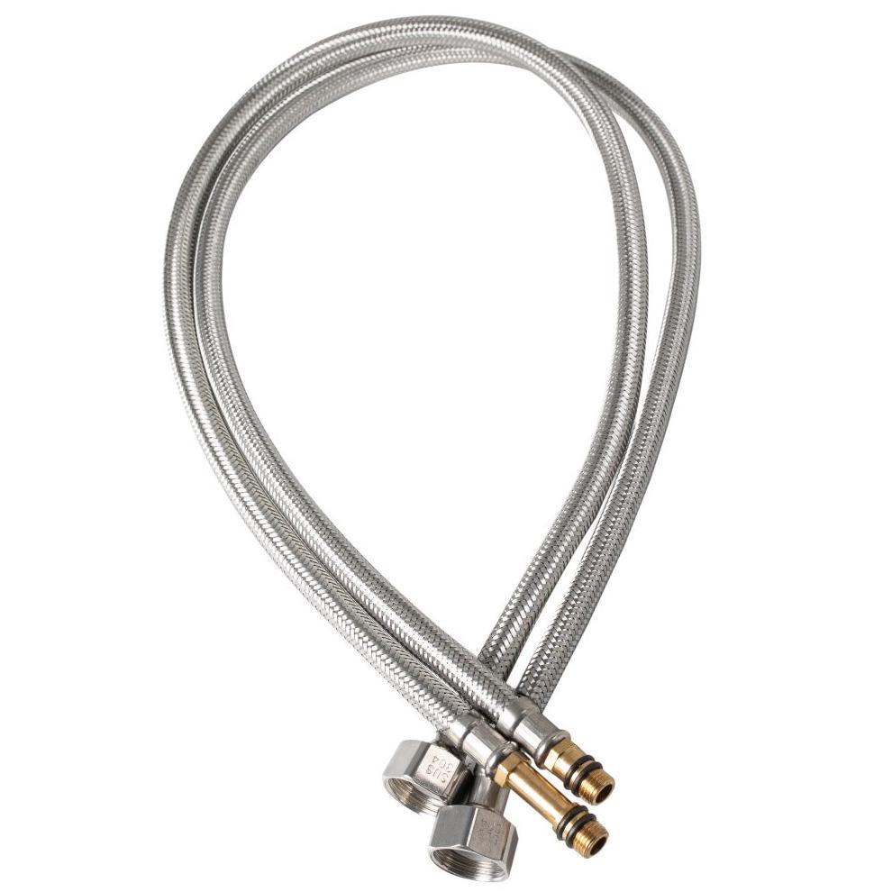 Шланг для подключения воды гибкий Platinum PLS-A17459 80 см M10x1/2" ЗВ (151409) Шланг для подключения воды гибкий Platinum PLS-A17459 80 см M10x1/2" ЗВ (151409)