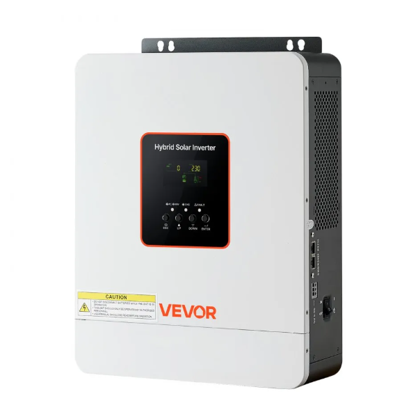 Инвертор солнечный гибридный Vevor 3000W 24 В чистая синусоида с MPPT 80A