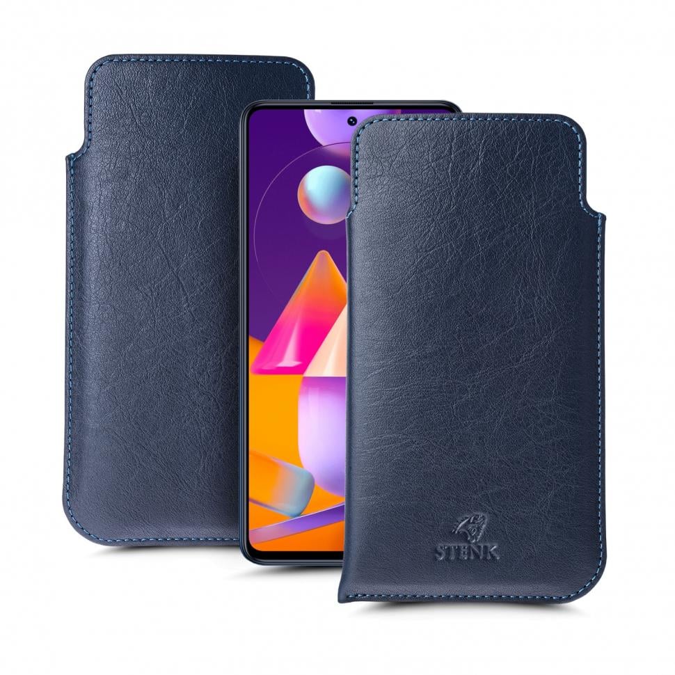 Футляр Stenk Elegance для Samsung Galaxy M31s Синий (67400)