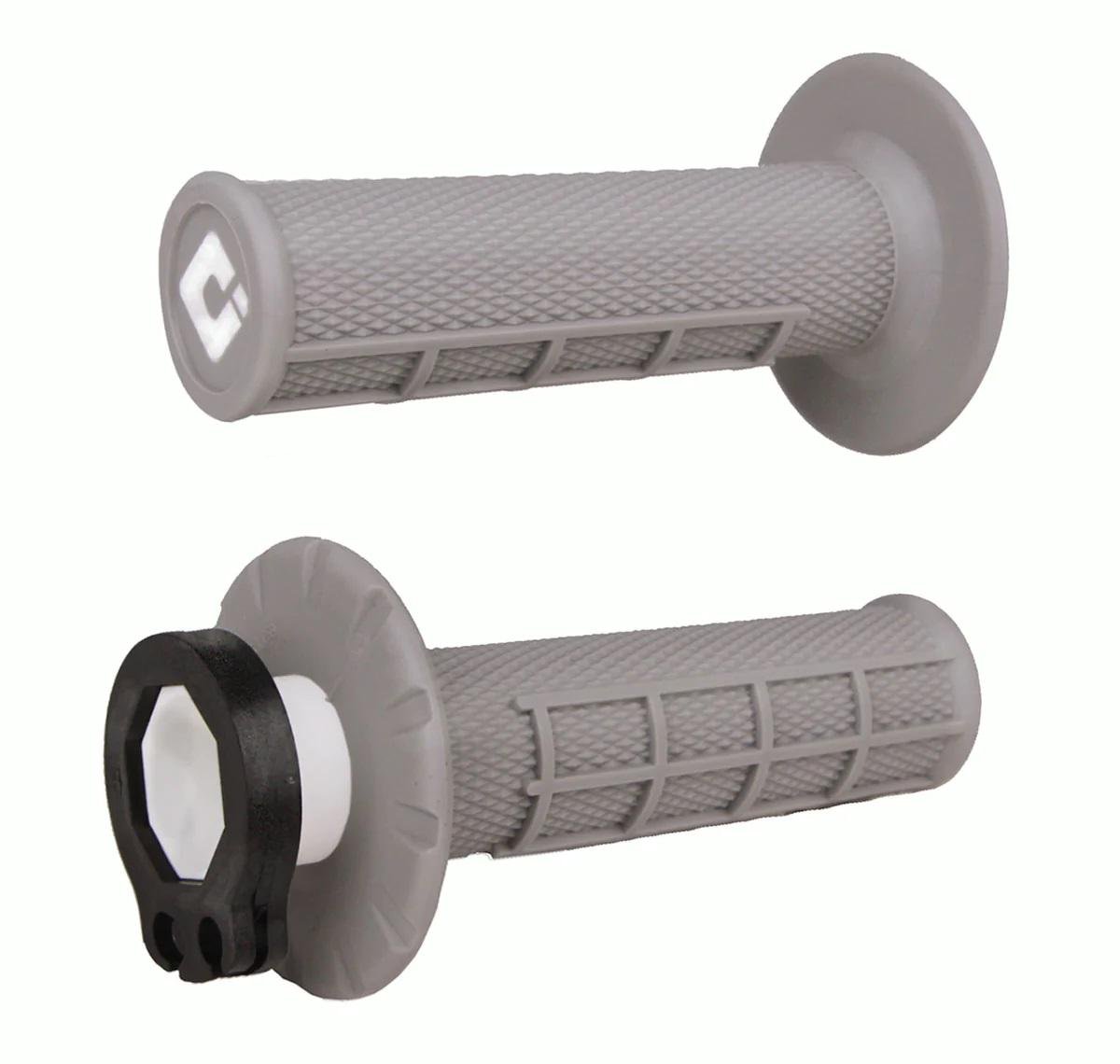 Грипси мото Odi HALF-WAFFLE MX V2 Lock-On Soft Grey