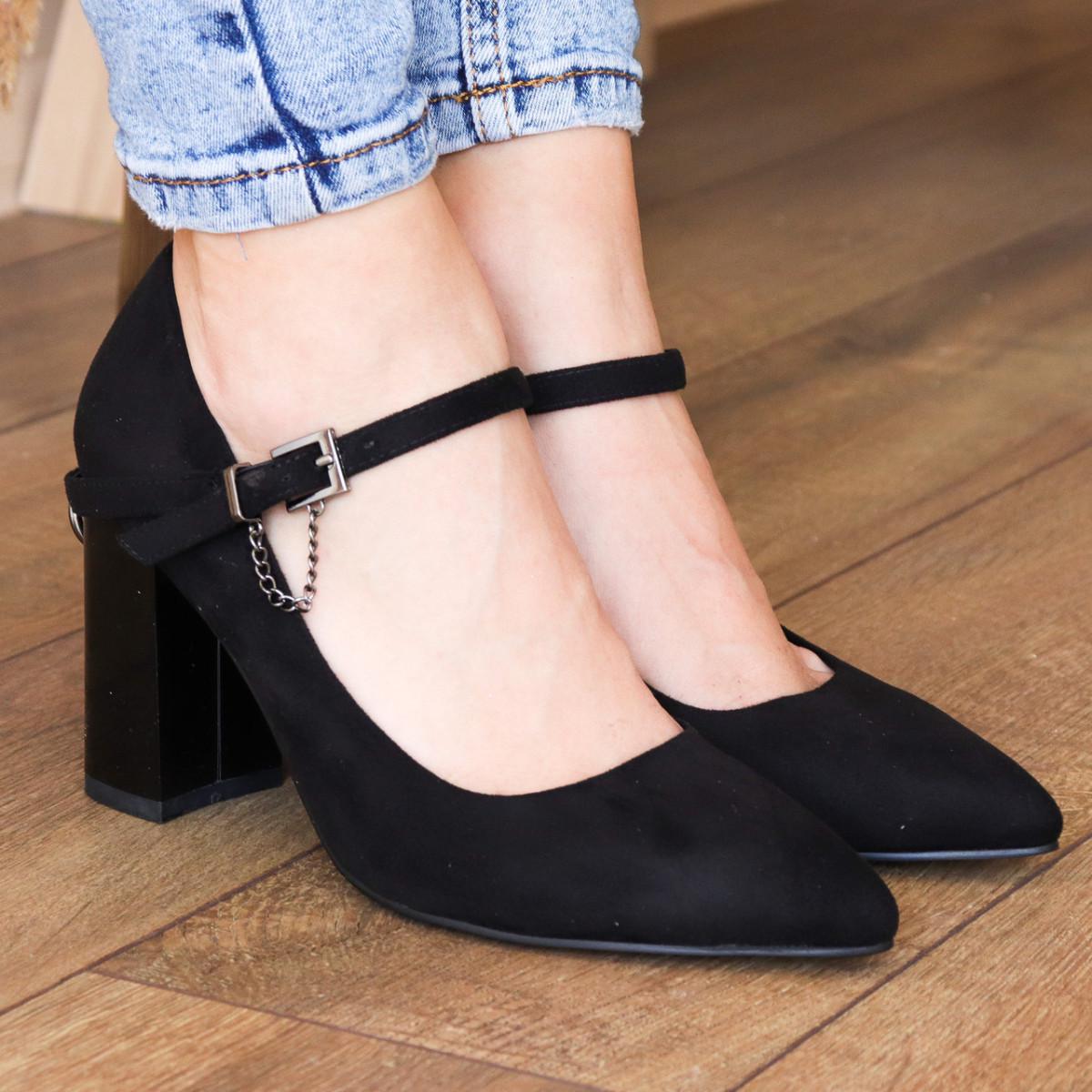 Туфли женские Fashion р. 37 24 см Черный (3178)