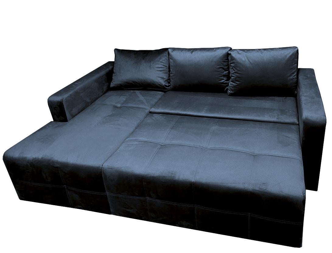 Диван угловой левый RidneTut Norman еврокнига Emilia 88 230х155 см Синий (43410102-88) - фото 2