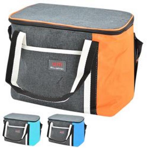 Термосумка WW01352 40х25х29 см Серо-оранжевый (MPH029767) - фото 2 Термосумка WW01352 40х25х29 см Серо-оранжевый (MPH029767) - фото 2