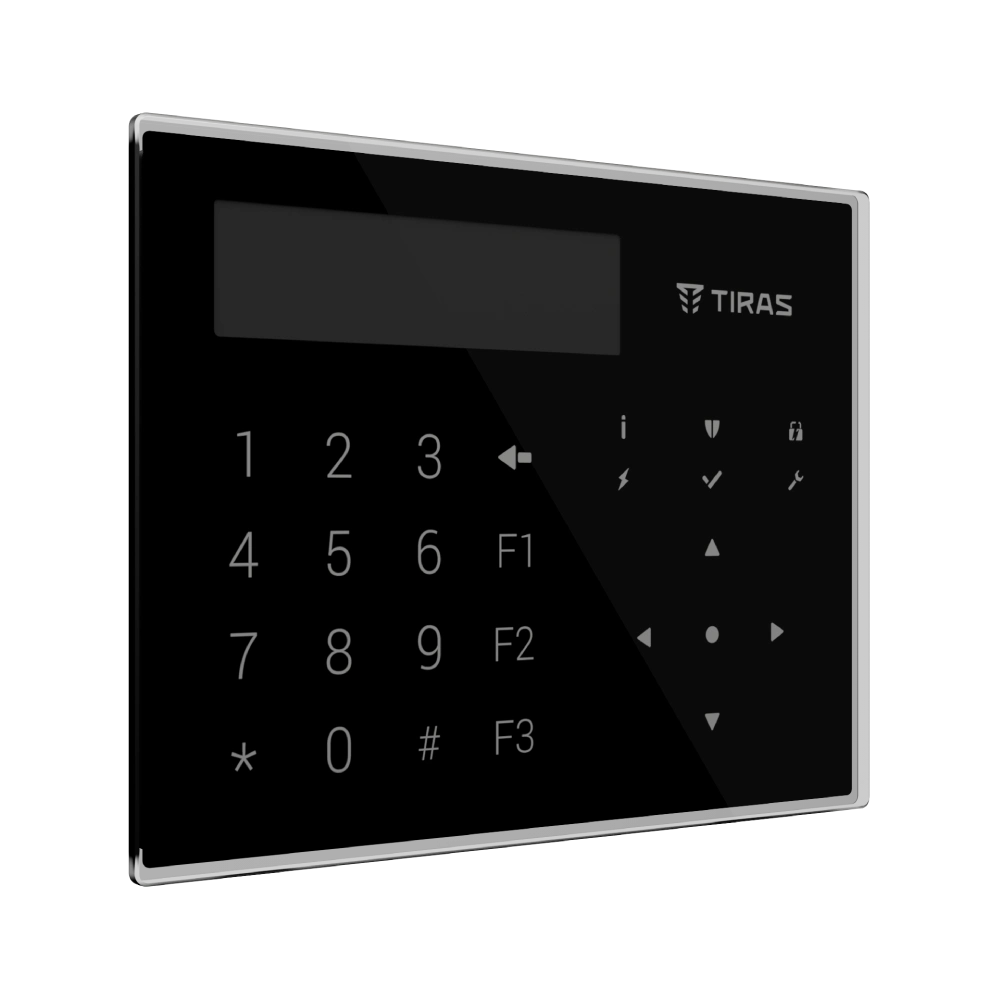 Клавіатура TIRAS K-GLCD Black - фото 2 Клавіатура TIRAS K-GLCD Black - фото 2