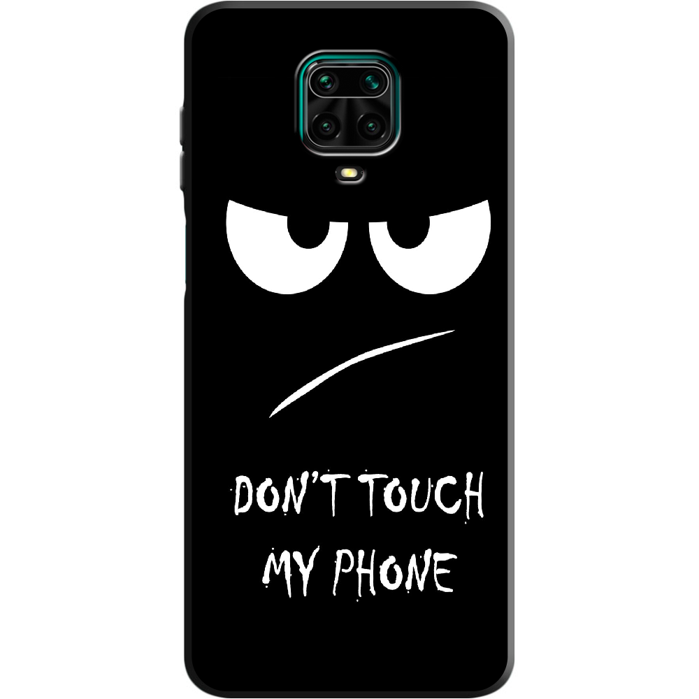 Чохол Boxface Xiaomi Redmi Note 9S Don't Touch my Phone Чорний силікон (39475-up535-39914)