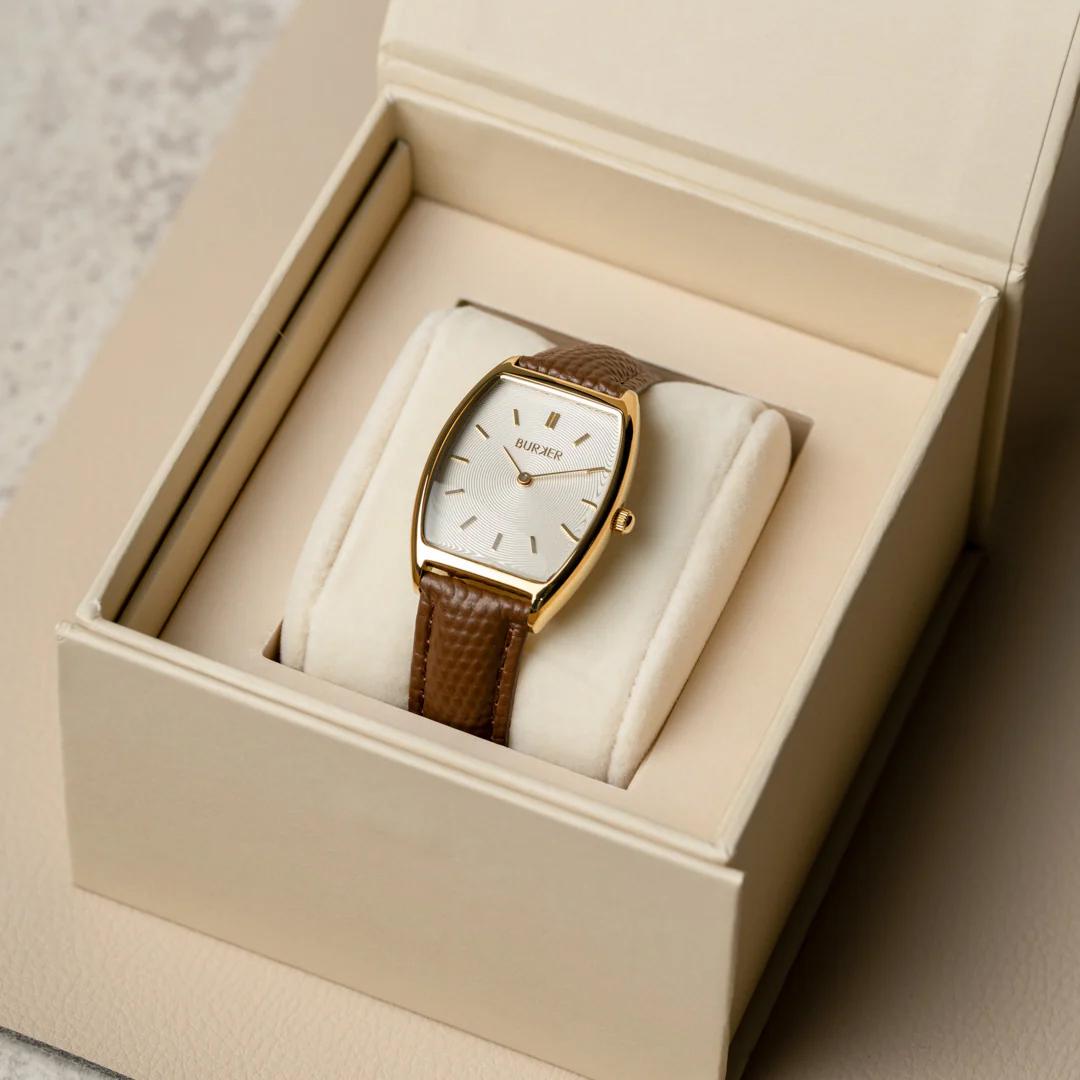 Годинник жіночий Burker Grace Gold Brown Leather (0433) - фото 4