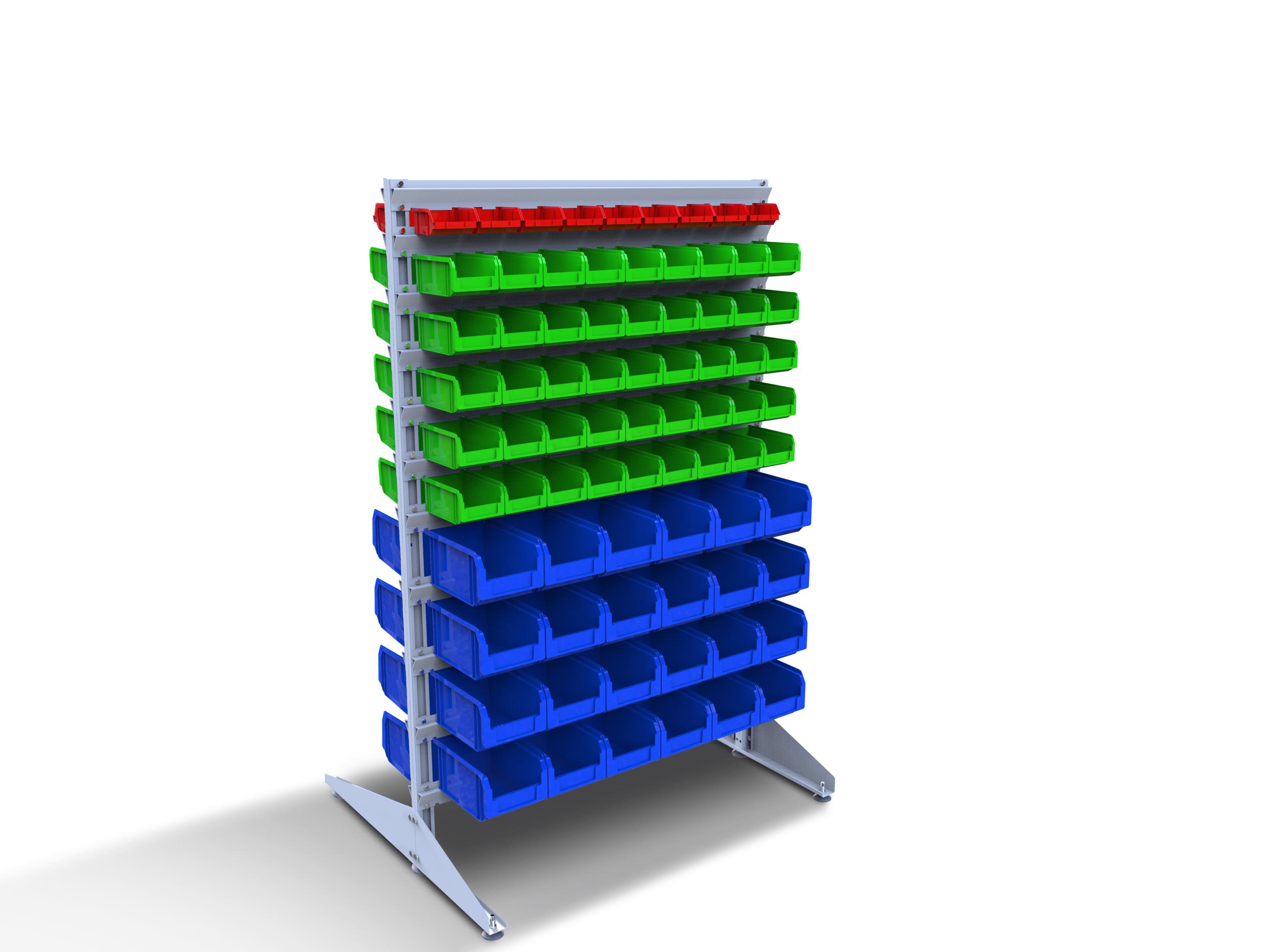 Стелаж для метизів двосторонній DS-15/7 700x1500x1000 мм (120016)