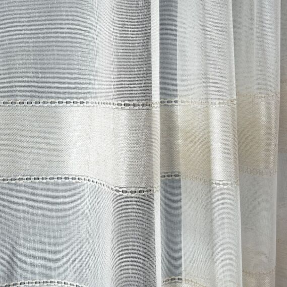 Тюль набивна мішковина IDEIA Варія V-01 3,1 м Пудра (2200004165400)