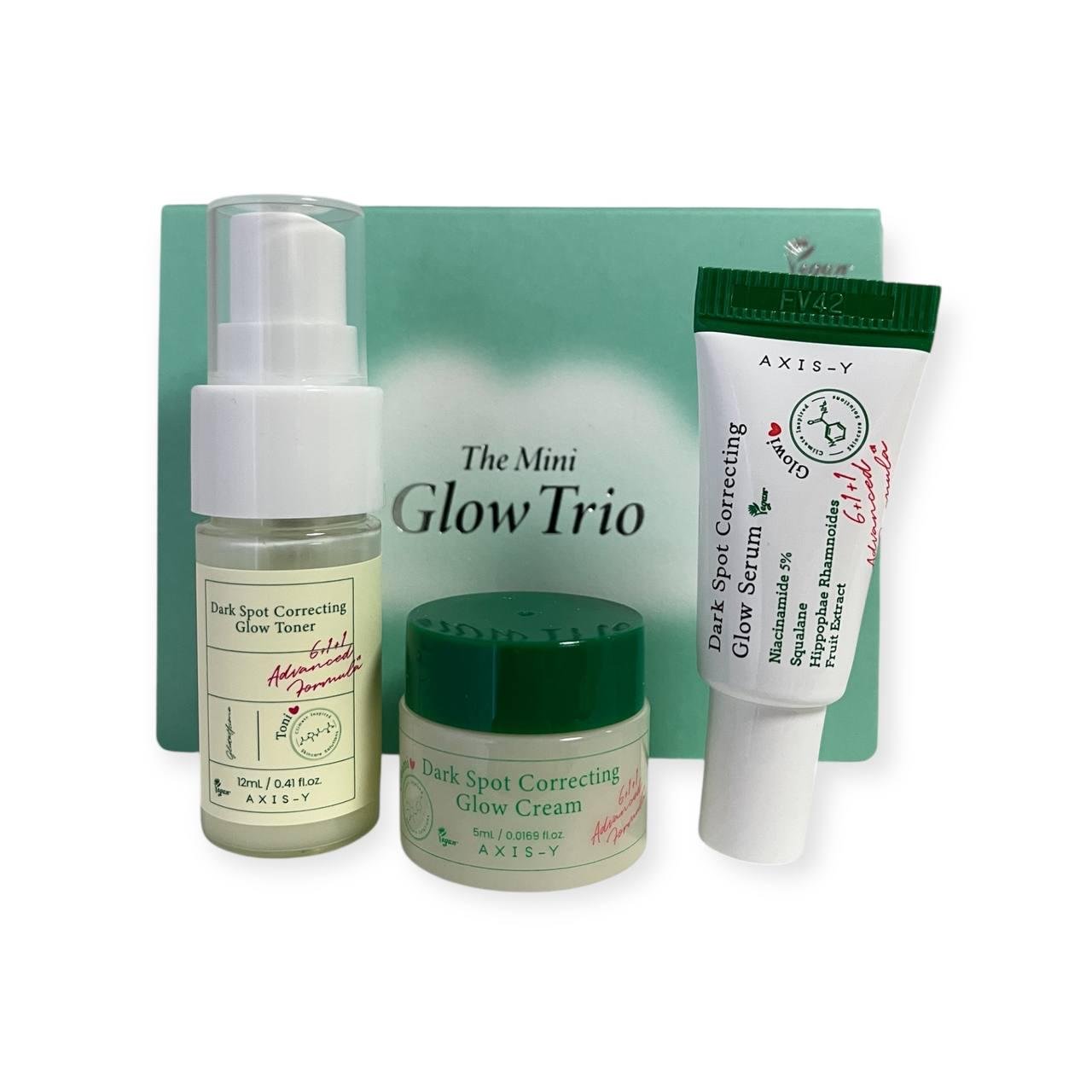 Набор миниатюр для сияния кожи AXIS-Y Mini Glow Trio тонер/сыворотка/крем (AX0001) Набор миниатюр для сияния кожи AXIS-Y Mini Glow Trio тонер/сыворотка/крем (AX0001)