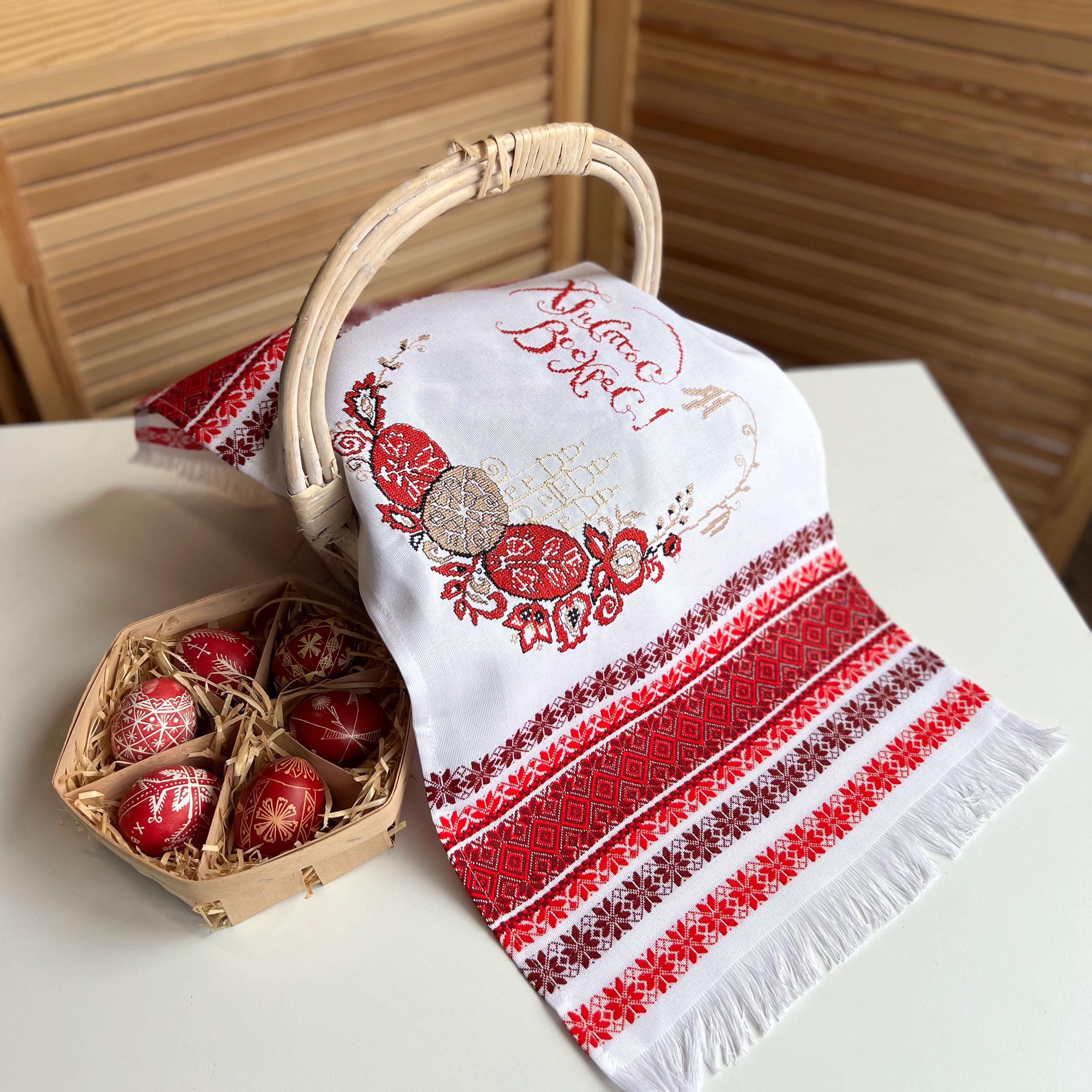 Рушник великодній Едельвіка 68х30 см (35-22/00)