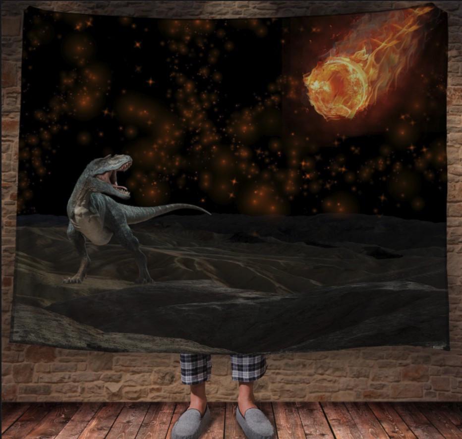 Плед с 3D принтом Динозавр 150х200 см (epi_1942)