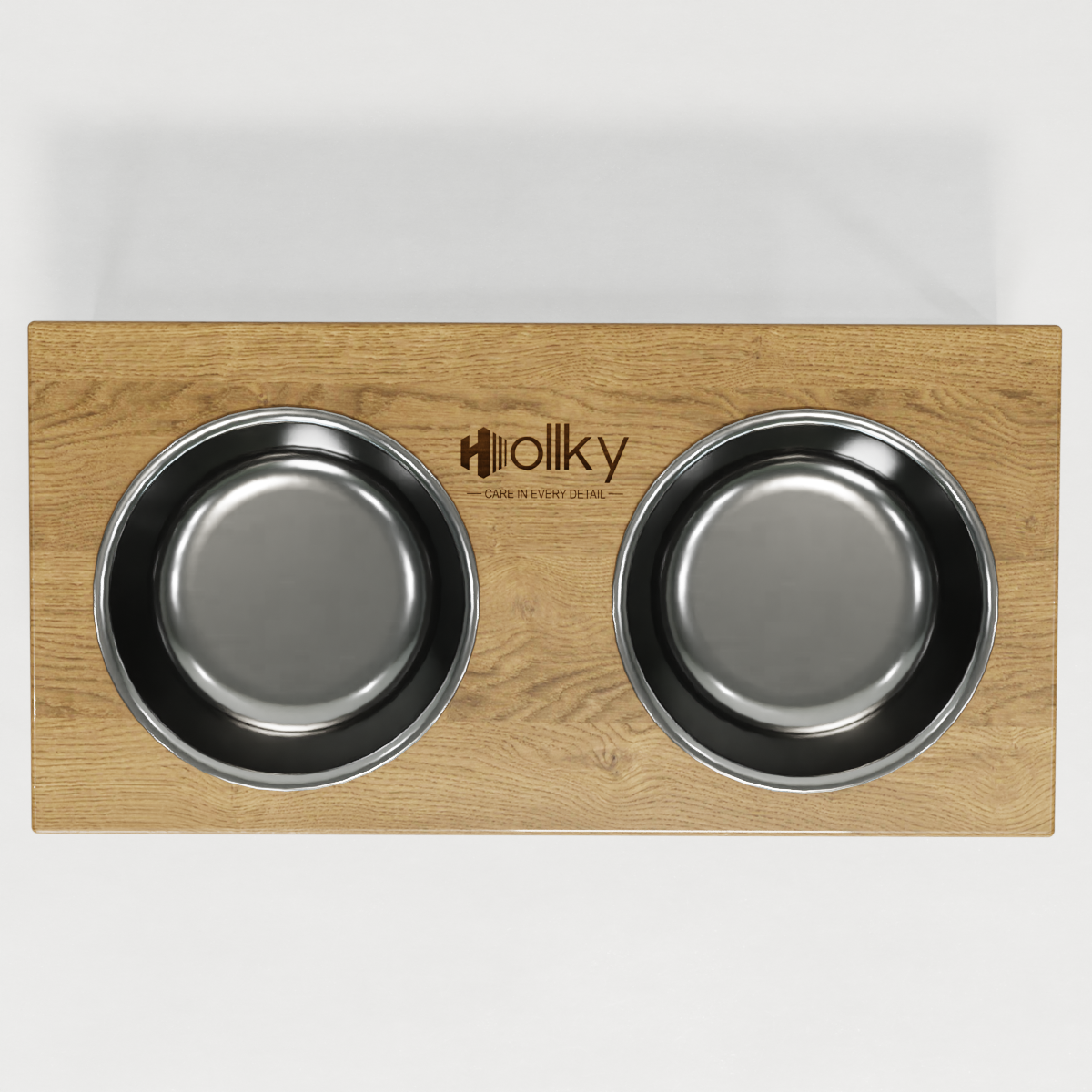 Миски на подставке для больших собак Hollky Base XL20 2х1,8 л (BXL20-522620-WHNT) - фото 6