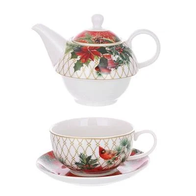 Миска керамическая Веселый пряник 12,5 см Белый (ST00090)