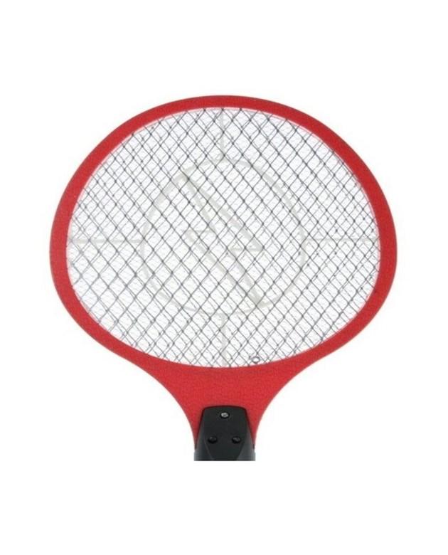 Мухобійка електрична Rechargeable Mosquito-hitting Swatter тришарова акумуляторна Чорно-червоний (bb47744d) - фото 7