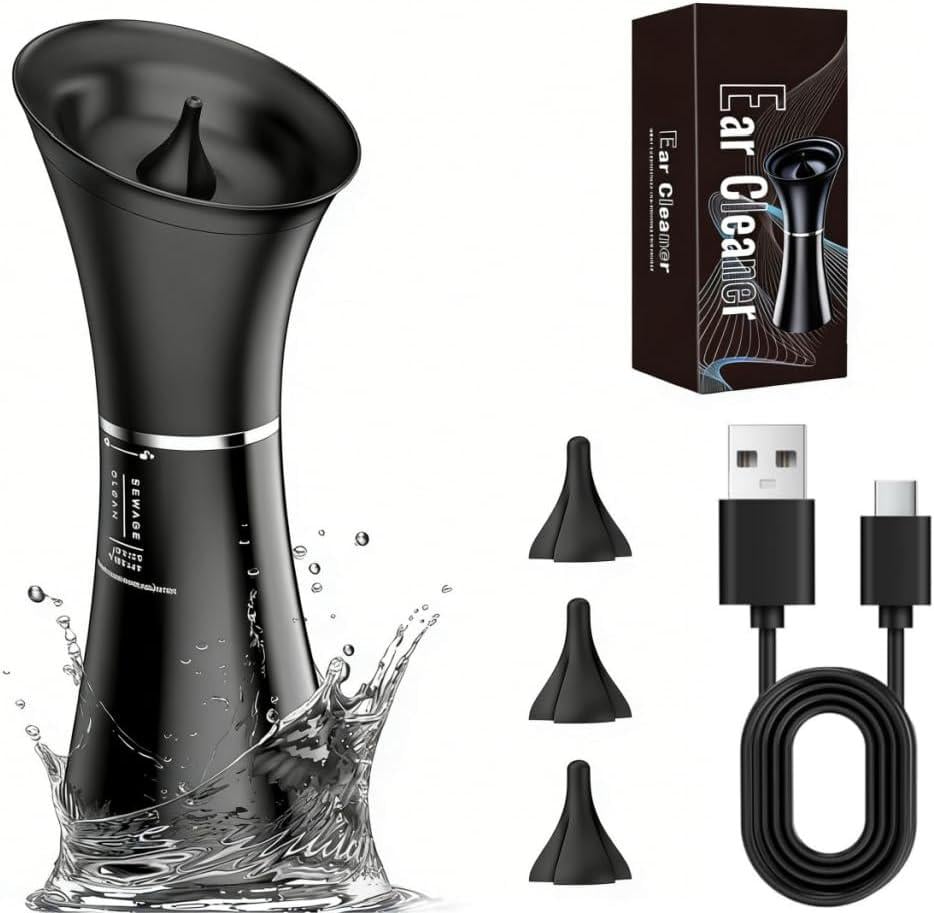 Система для промывания ушей Ear Cleaner Electric Ear Cleaning Kit Black