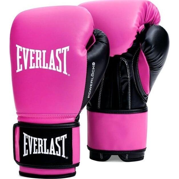 Перчатки боксерские Everlast POWERLOCK OG TRAINING GLOVES р. 12 Розово-черный (P00004005-PK-BK)
