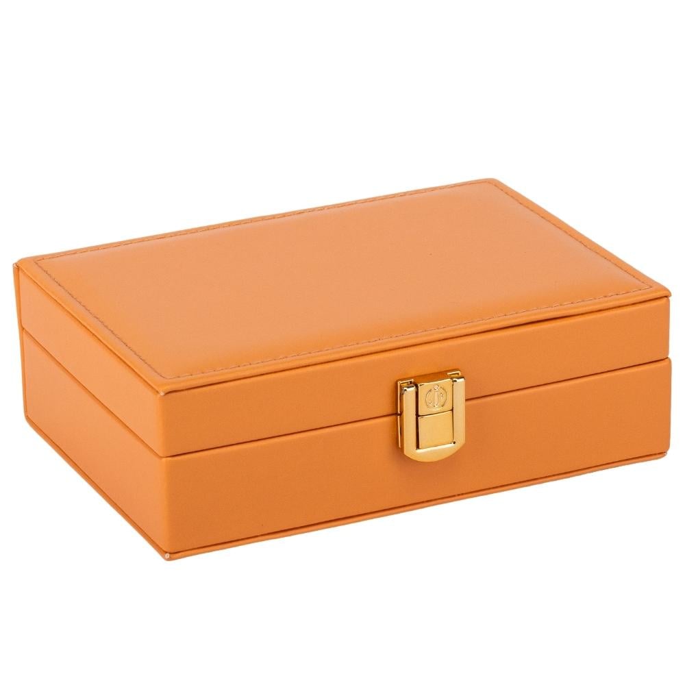 Ящик для украшений Elisey 9188-011 Сочность из экокожи 16,5х11,5х5 см Оранжевый (118-81-9188-011)