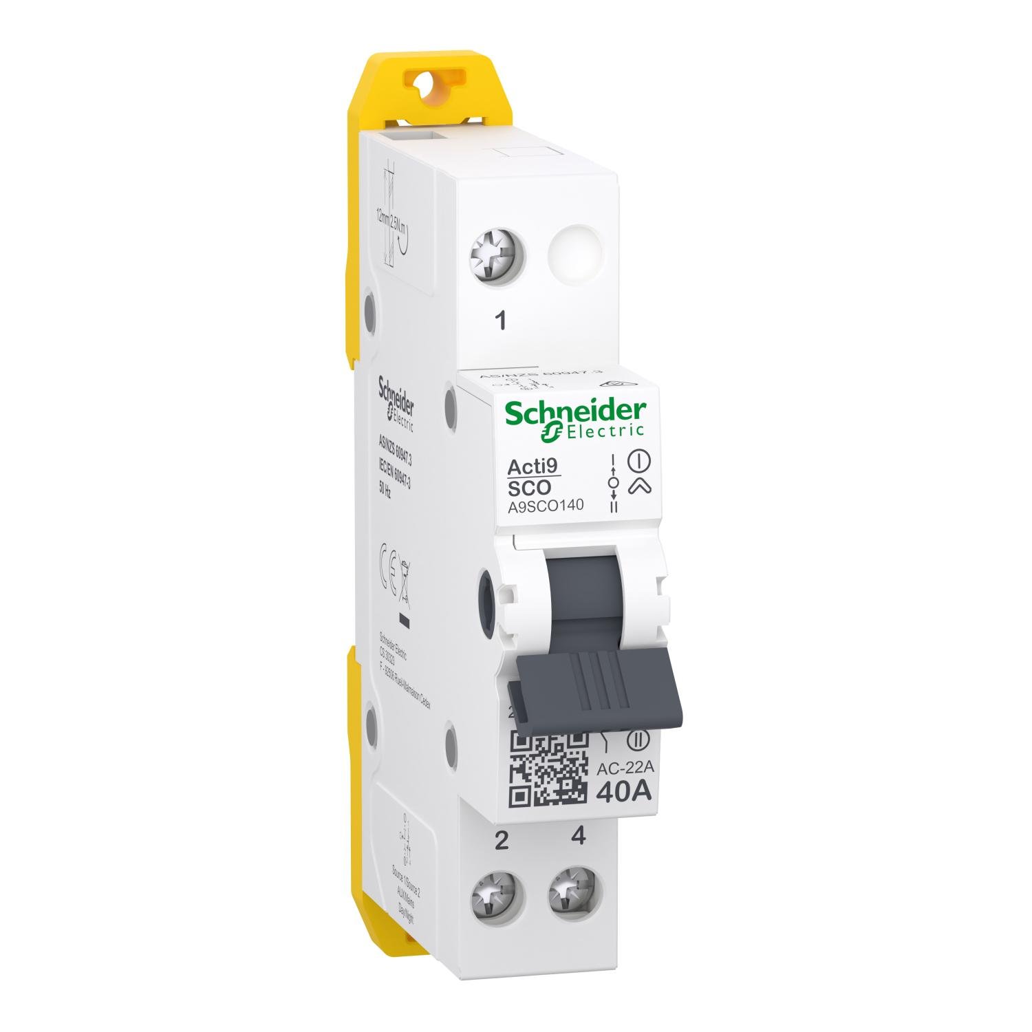 Выключатель-разъединитель Schneider Electric Acti9 iSSW 1-0-2 1P 40A 230 В трехпозиционный (A9SCO140)